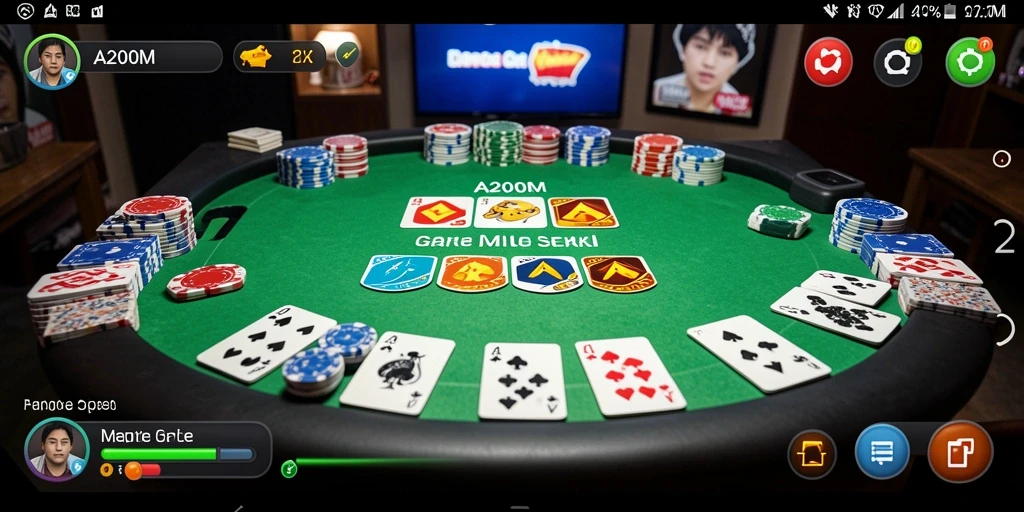 Tampilan gameplay Gaple yang seru dan interaktif.