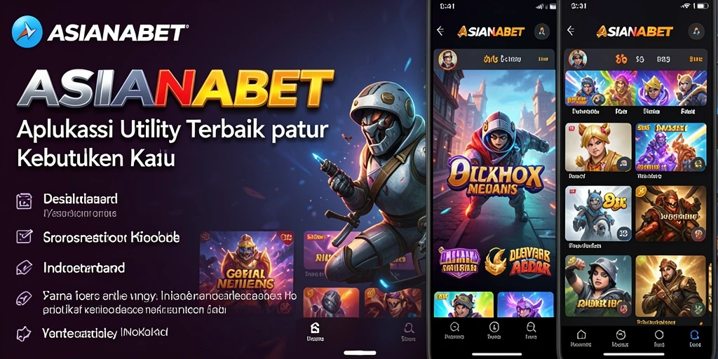 Tampilan antarmuka ASIANABET yang sederhana dan intuitif.