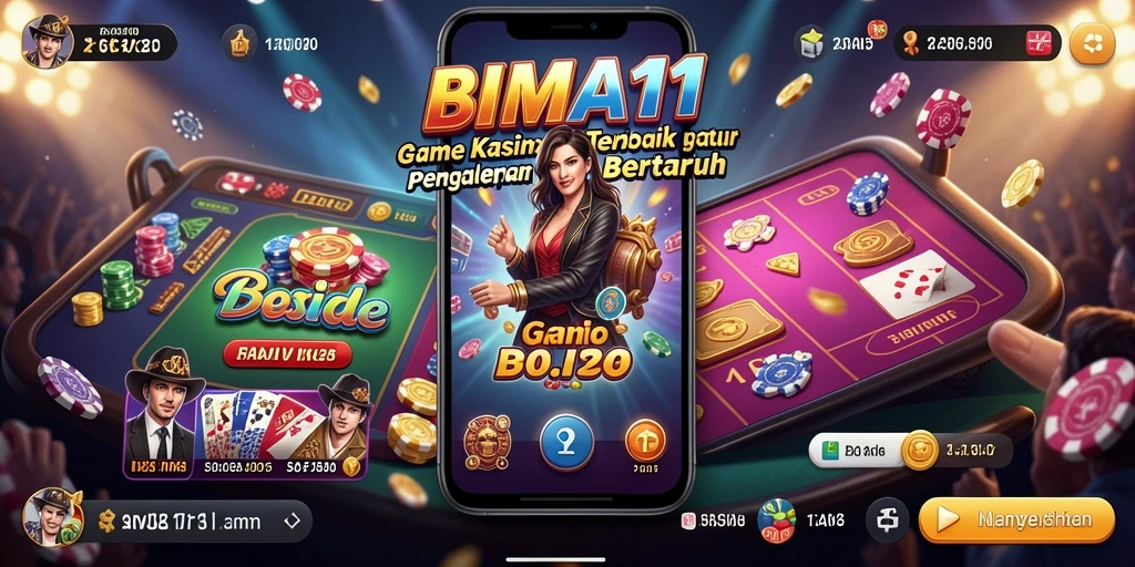 Screenshot utama BIMA11 menampilkan gameplay mencengangkan dari pengalaman Kasino.