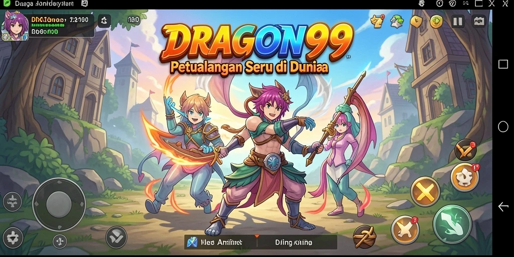 Tampilan gameplay DRAGON99 yang seru dan dinamis.