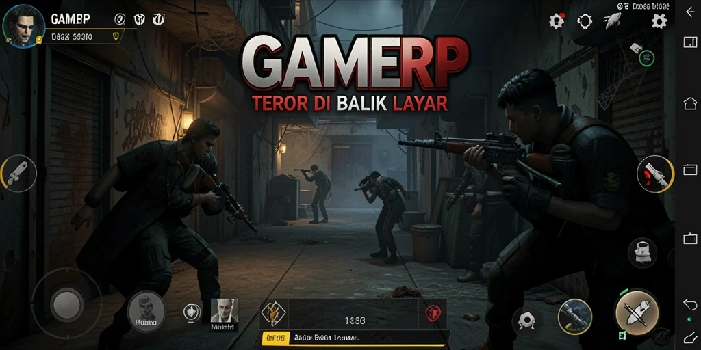 Menampilkan gameplay menegangkan di dunia seram GAMERP.