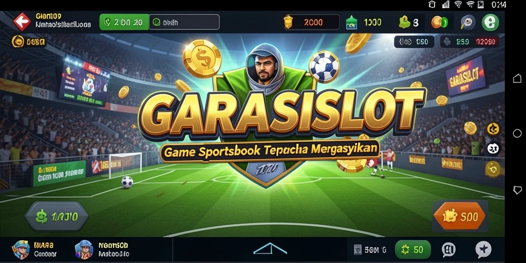 Screenshot utama GARASISLOT menampilkan fitur taruhan yang menarik.