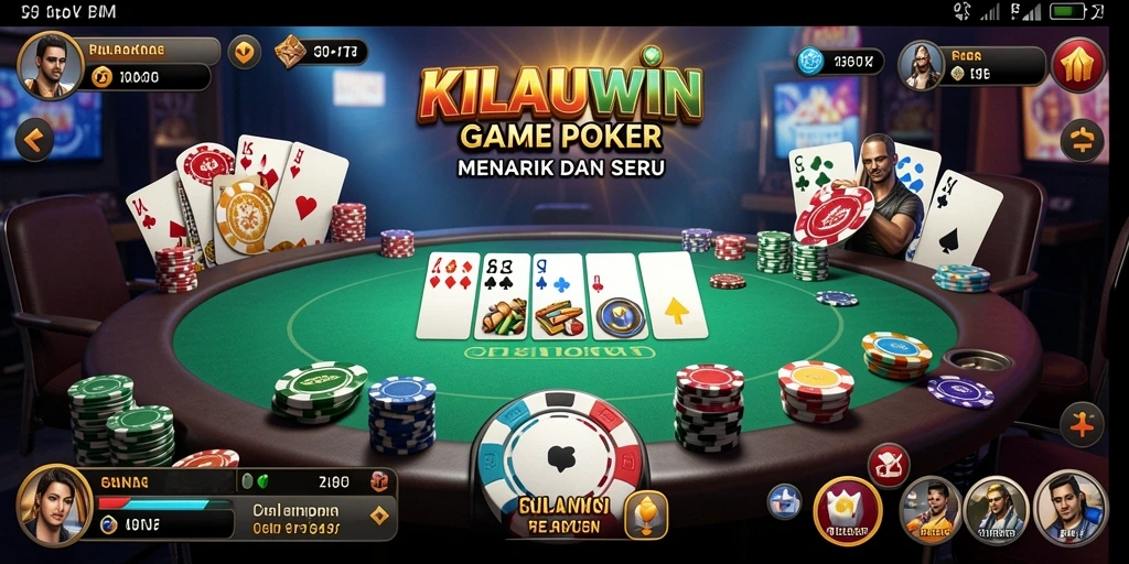 Gameplay KILAUWIN yang seru dan menantang di dunia Poker.