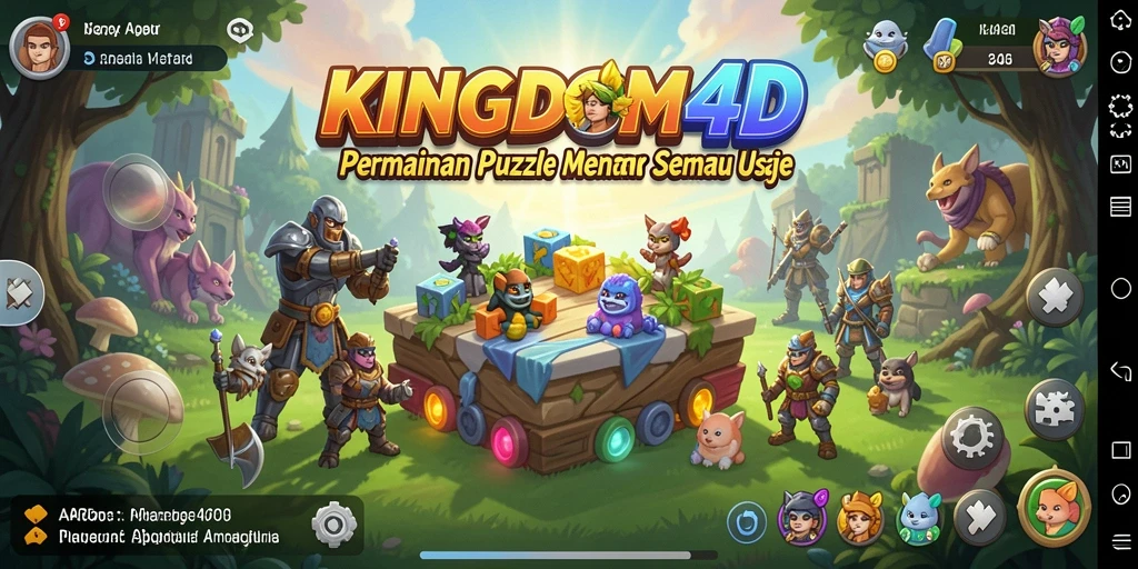 Tampilan gameplay KINGDOM4D yang seru dan menantang.
