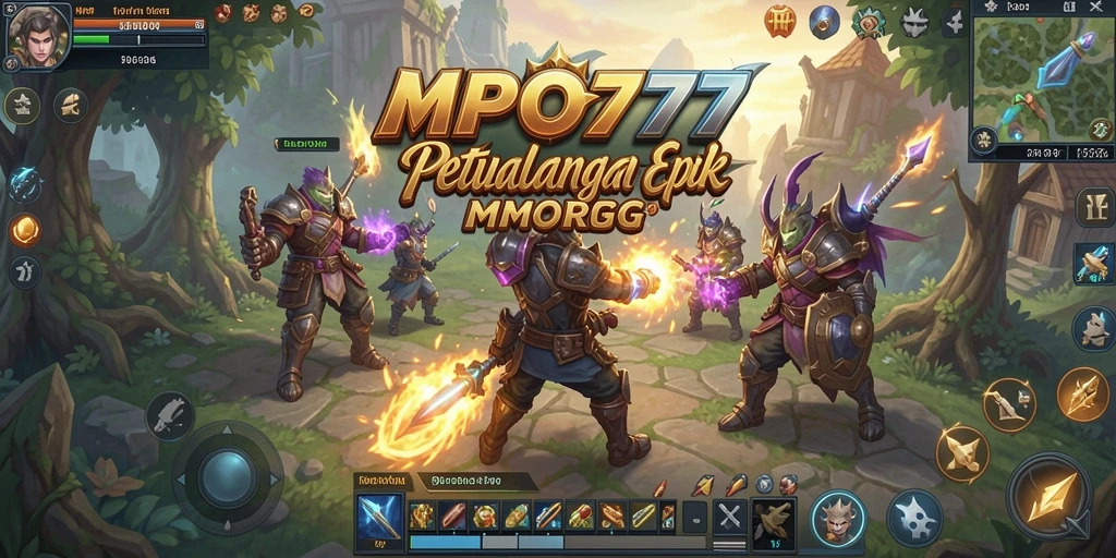 Gameplay MPO777 yang mendebarkan dan penuh aksi dalam dunia MMORPG.
