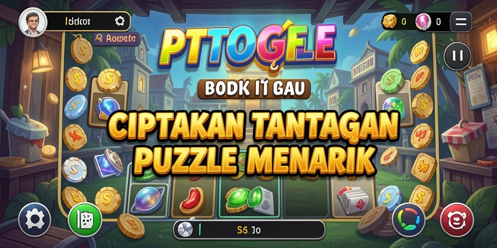 Tampilan gameplay PTTOGEL yang penuh warna dan menantang.