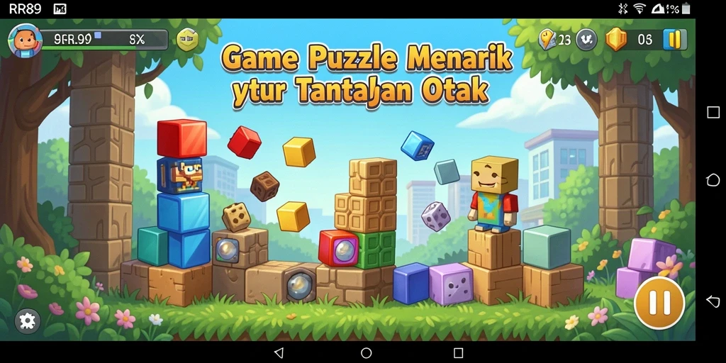 Tampilan gameplay menarik dari <strong>RR89</strong> dengan berbagai teka-teki yang menantang.