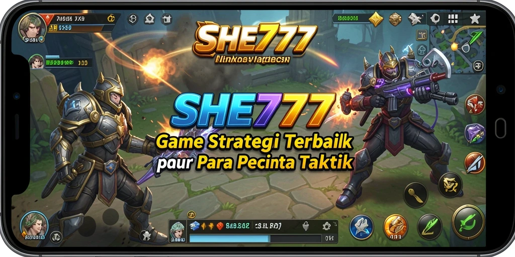 Tampilan permainan strategis yang seru dan penuh tantangan.