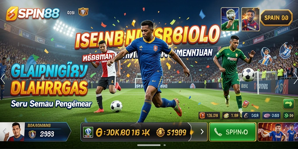 Tampilan permainan SPIN88 dengan aksi olahraga yang mendebarkan.
