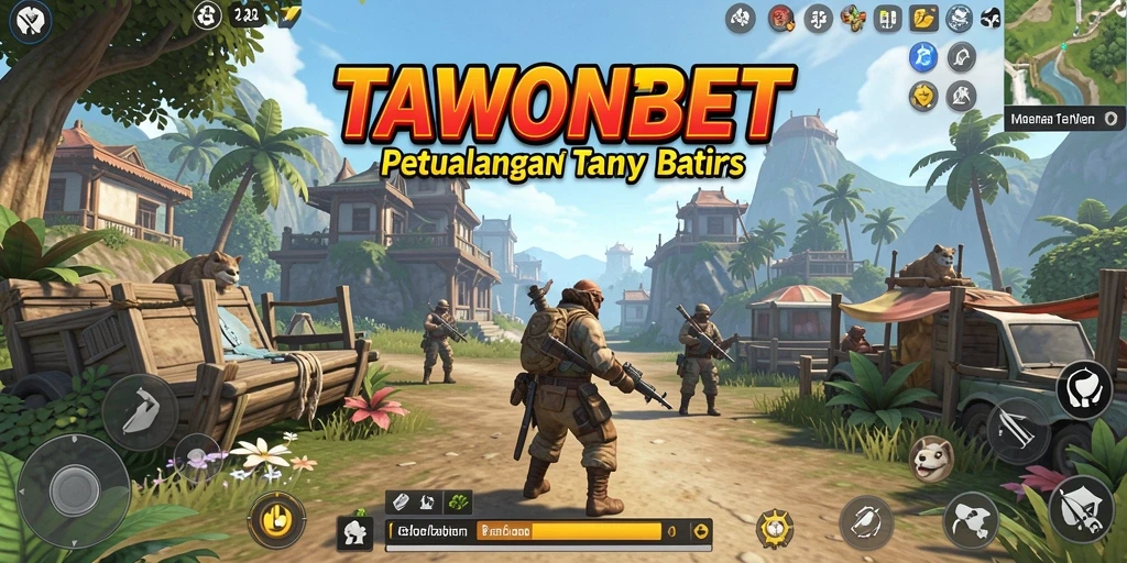 Gambaran gameplay seru dalam dunia terbuka TAWONBET.