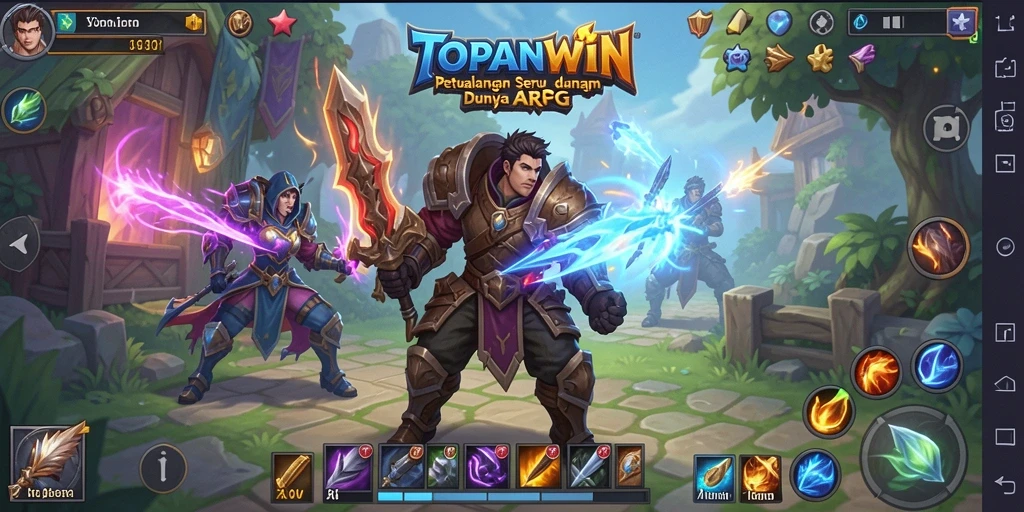 Gameplay menarik dalam dunia fantasi yang menegangkan.