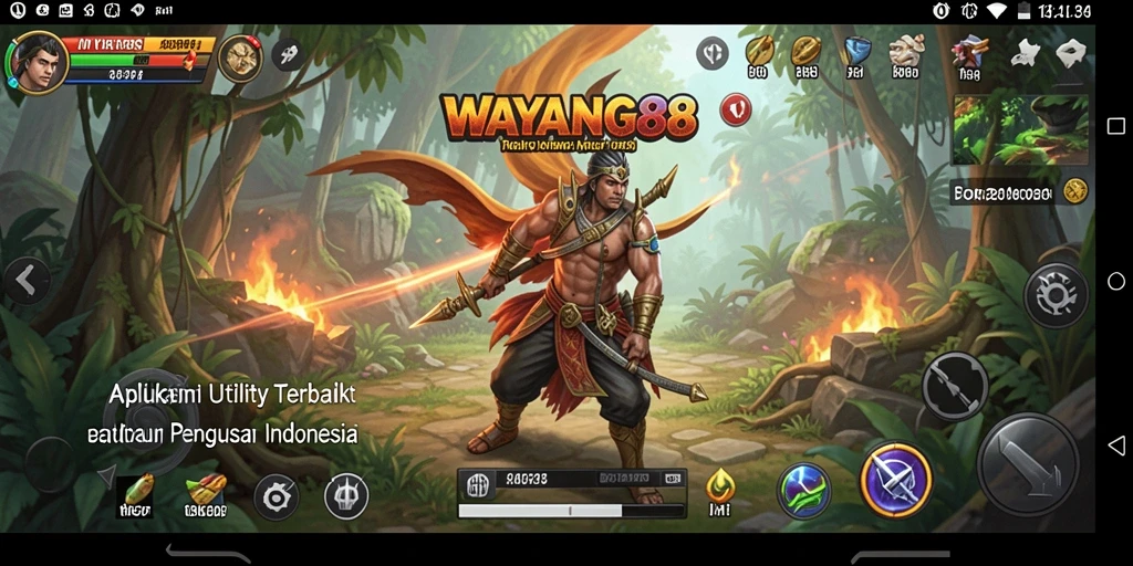 Tampilan antarmuka <strong>WAYANG88</strong> dengan fitur-fitur utama yang mudah diakses.